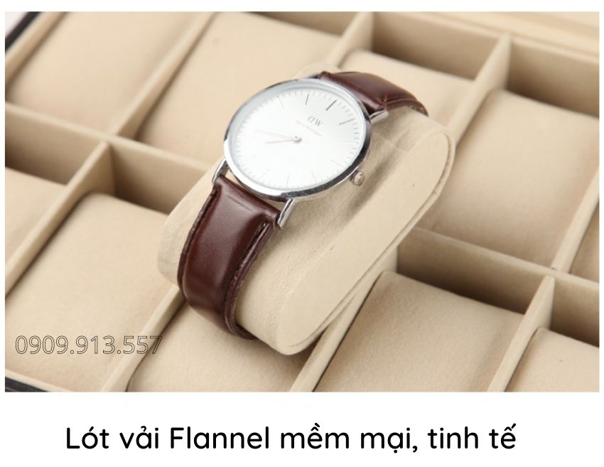 [HCM]Hộp đựng đồng hồ da 12 chiếc
