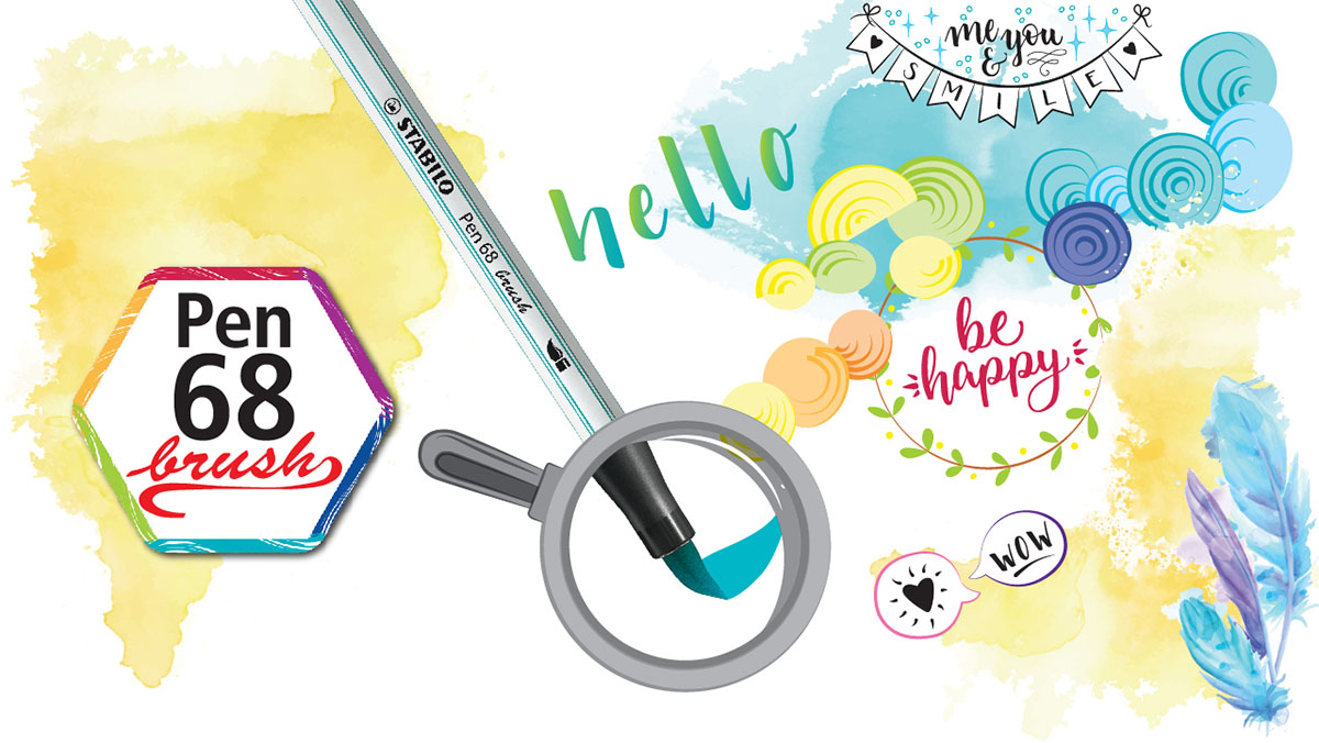 Bút lông màu STABILO Pen 68 brush PN68BR