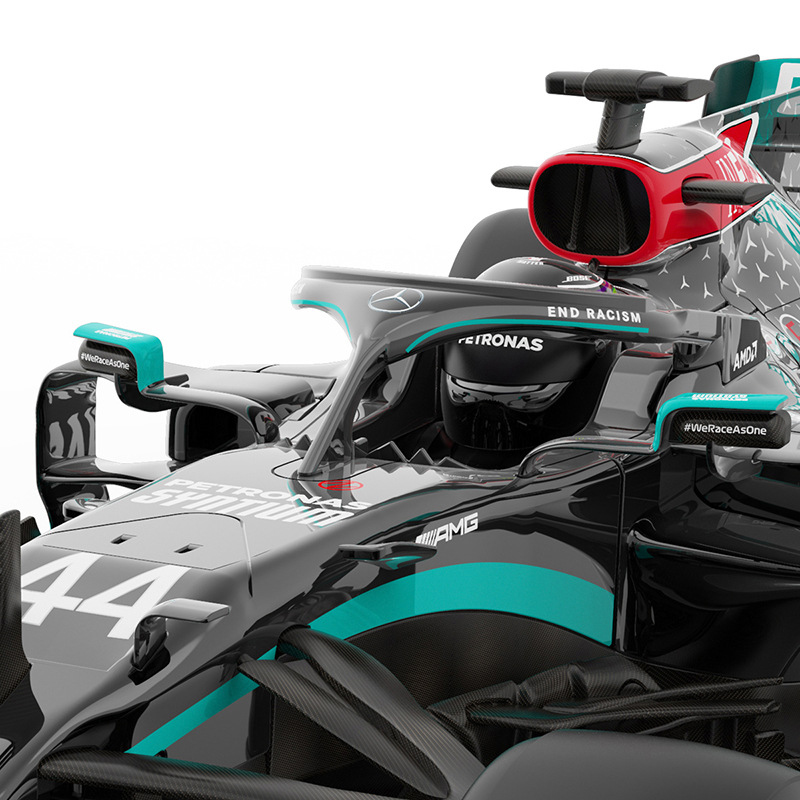 Mercedes benz đồ chơi 1 12 xe đua công thức 1 mô hình đồ chơi điều khiển - ảnh sản phẩm 3