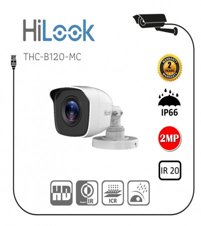 2MP THC-B120-MS HiLook By Hikvision HD 20m EXIR Bullet 4-in-1 Camera IP66 - Foto 2