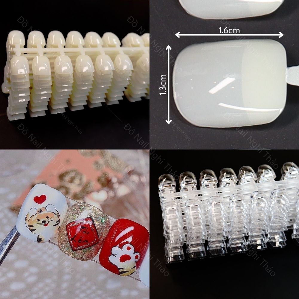 Móng mẫu vuông Hàn Quốc