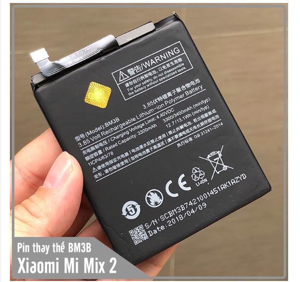 Pin Xiaomi Mi Mix 2S (BM3B) - 3400mAh xịn
