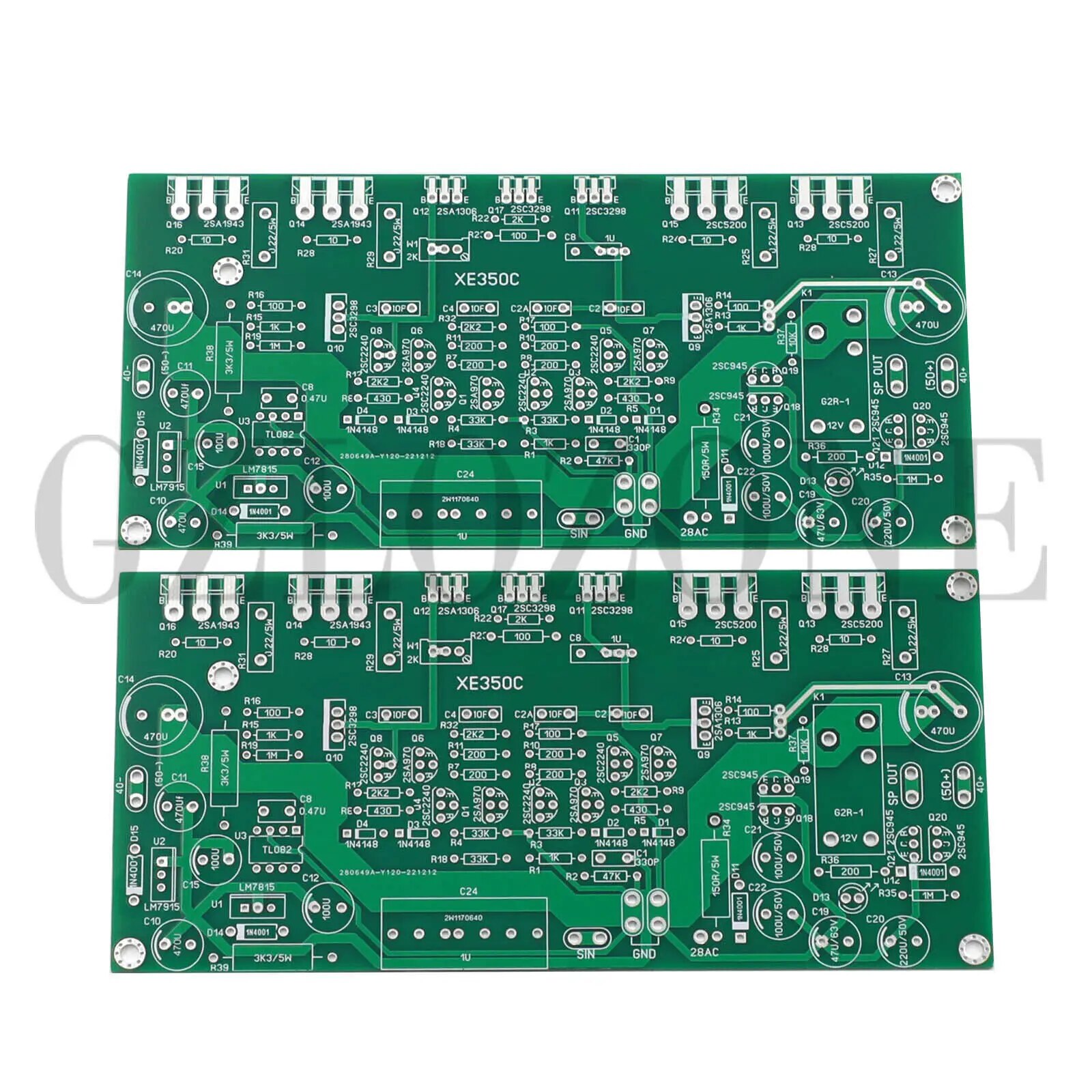 【100%-original】 One Pair Xe350c Power Amplifier Board Bare Base On Accuphase Amp B6-34.