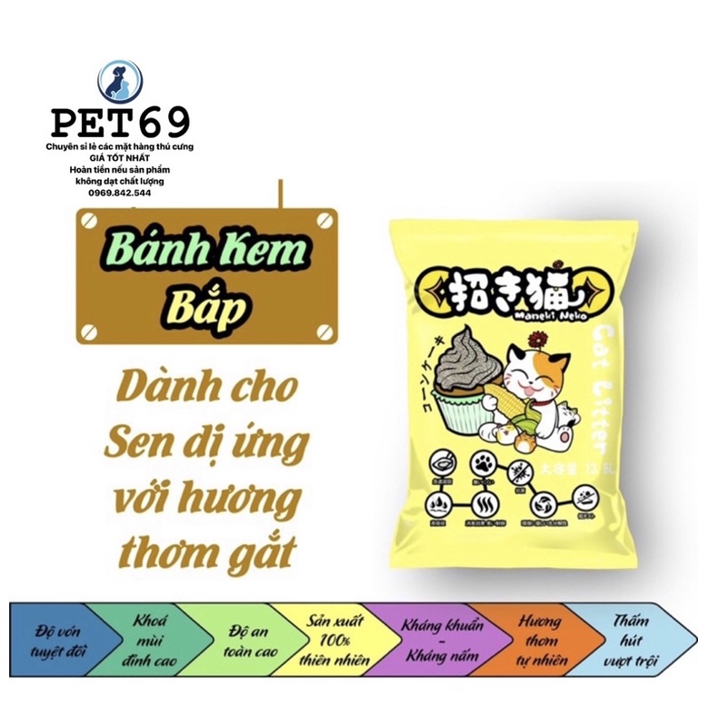 Cát vệ sinh mèo Maneki Neko 5 lít