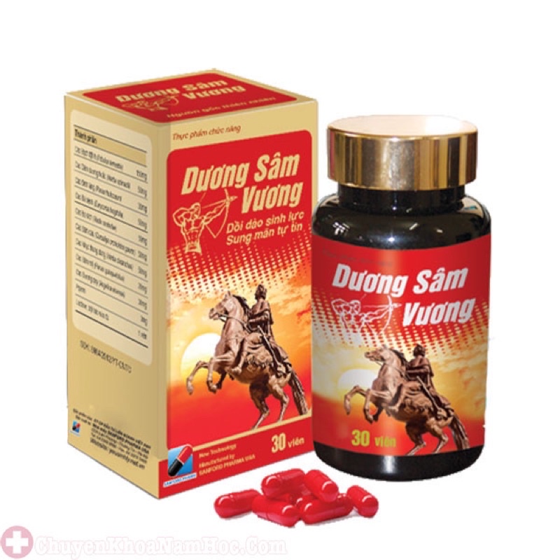Dương sâm vương extra, hộp 30 viên