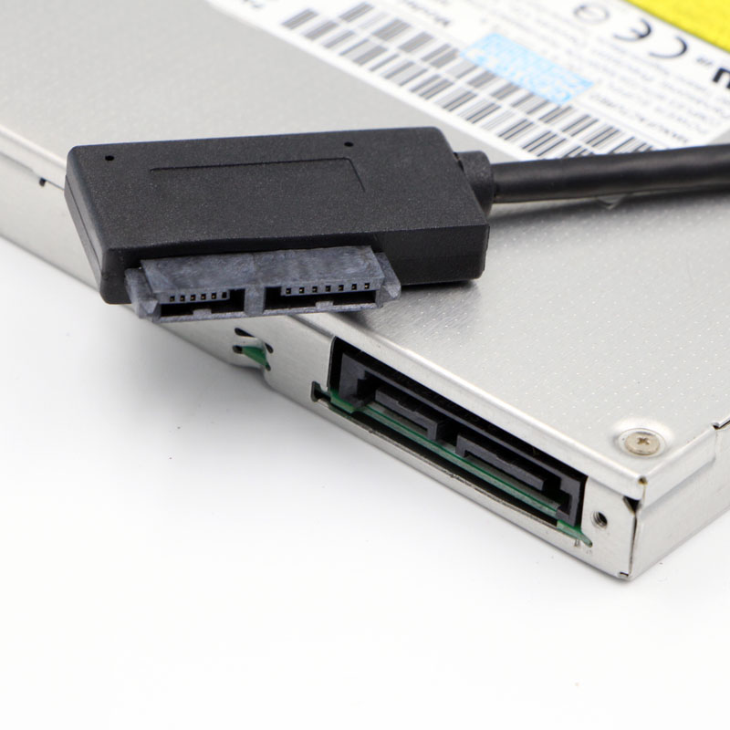 【VogueVenture】USB 2.0 to Mini Sata II SATA2.0 7+6 13Pin Adapter ...