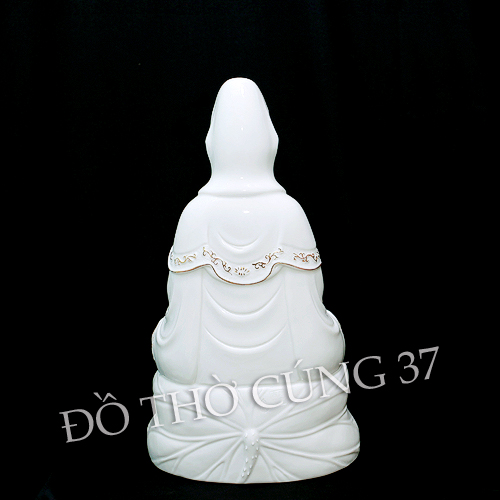 TƯỢNG  QUAN ÂM MEN SỨ CAO CẤP [ MÀU DA ]
