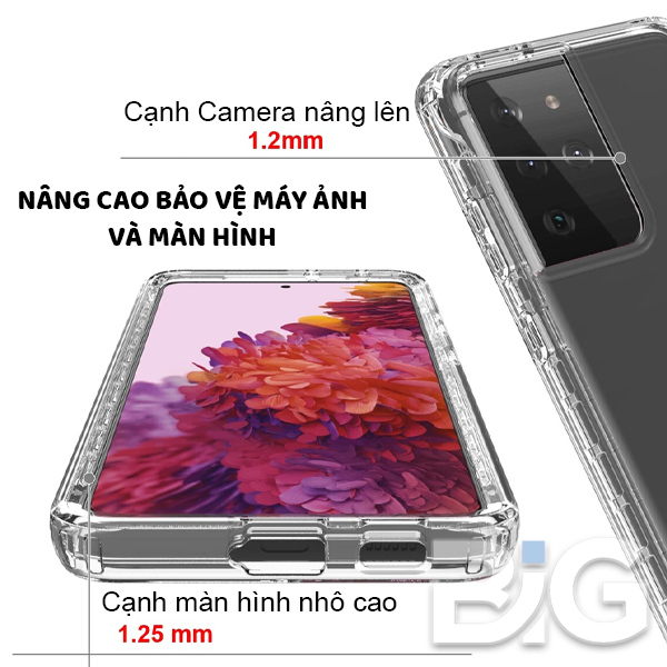( Samsung Note ) Ốp Silicon trong suốt, chống sốc, bo góc | Note 10, Note 8, Note 9, Note 20, Note 10 Lite,.....