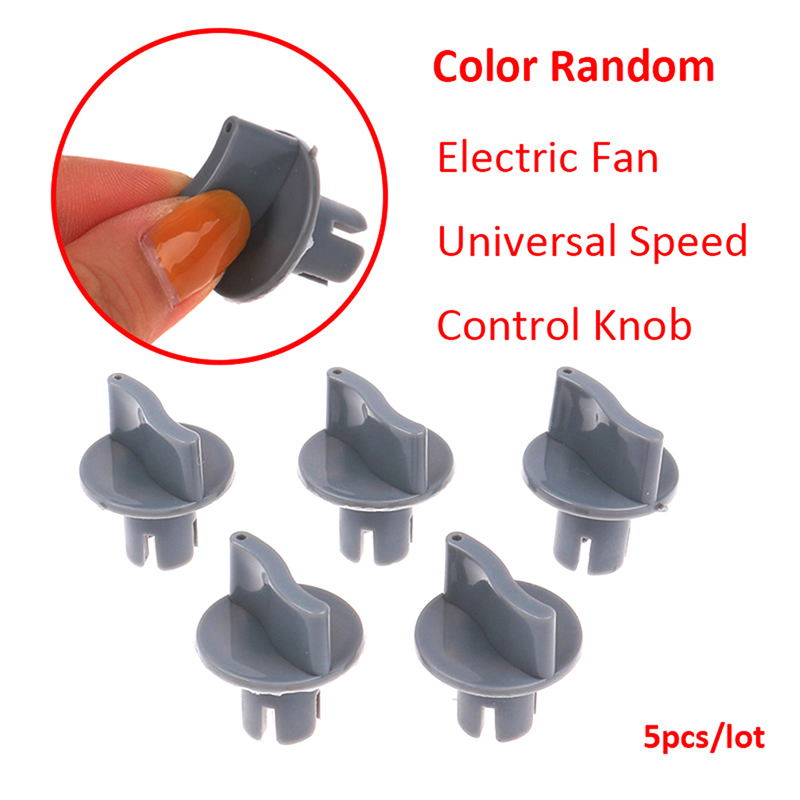 Fulai 5PCS Electric Fan Universal Speed Control Knob Table Fan Wall Fan Gear Timer Plastic Switch Twister
