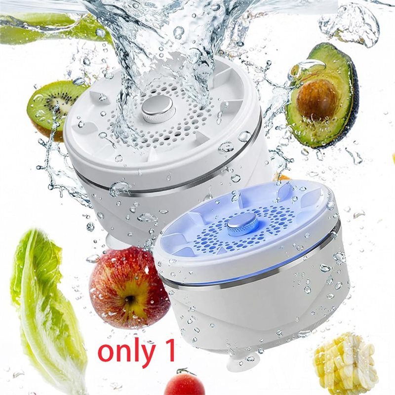 Fruit and Vegetable Washing Machine,Fruit Cleaner Device Waterproof Fruit Vegetable Purifier Clean Produce with Titanium.