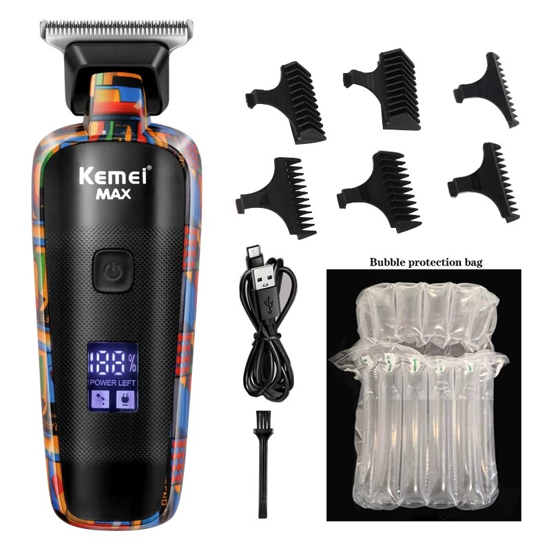 Kemei Hair Trimmer For Men Beard Trimer Professional Hair Clipper Electr Razor Hair Cutting Machine Haircut Electr Shaver