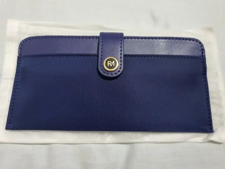 Robinmay Nylon Long Wallet Pouch Blue Used Lazada Singapore