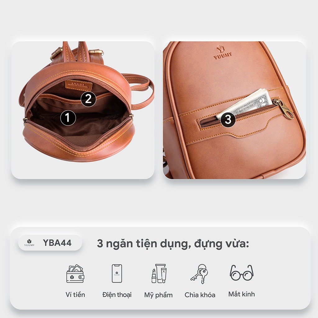Balo da mini YBA44 nhiều màu