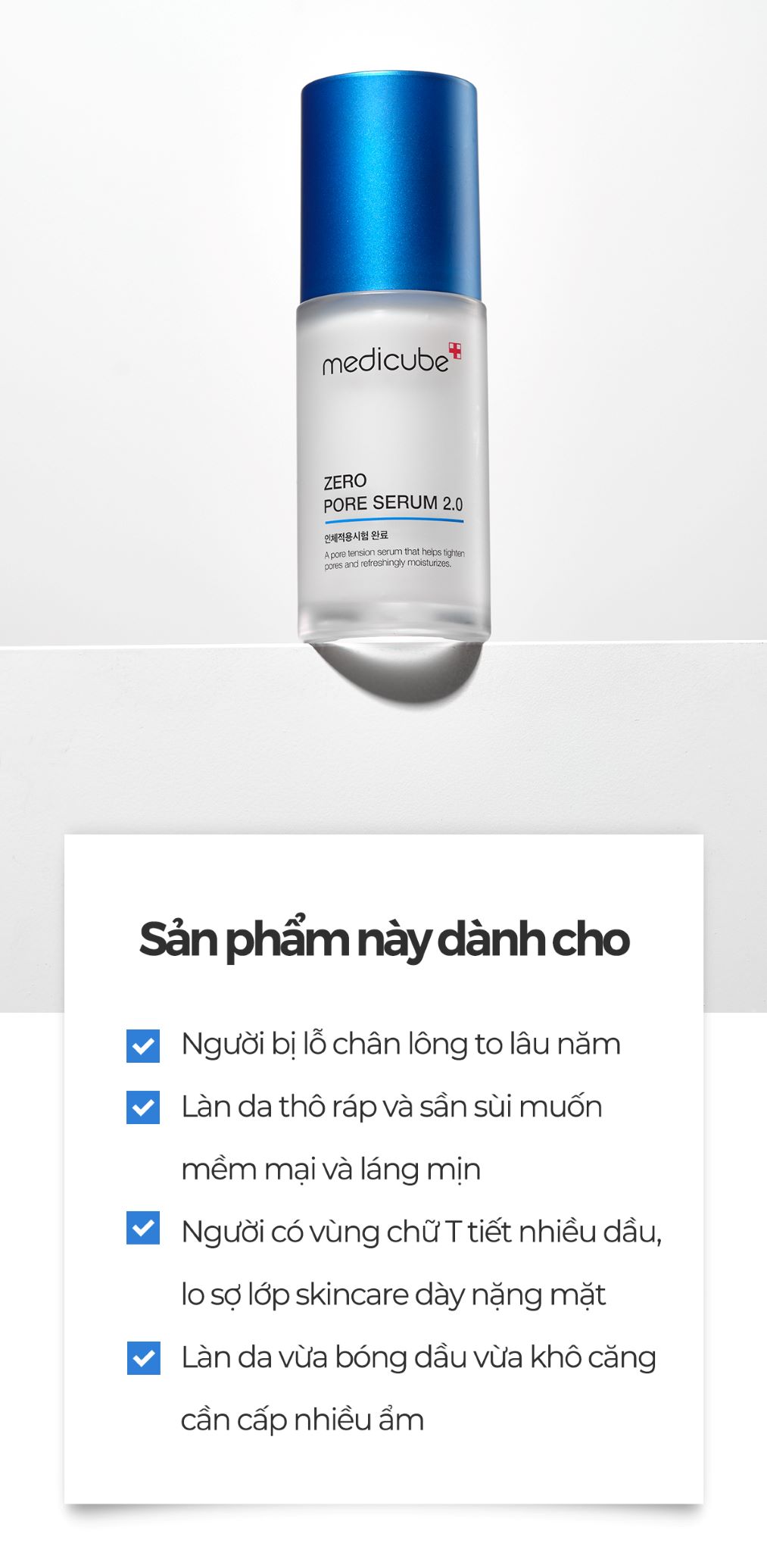 Set Full chăm sóc lỗ chân lông (Cleanser + Pad +Pore Serum +One day Serum)
