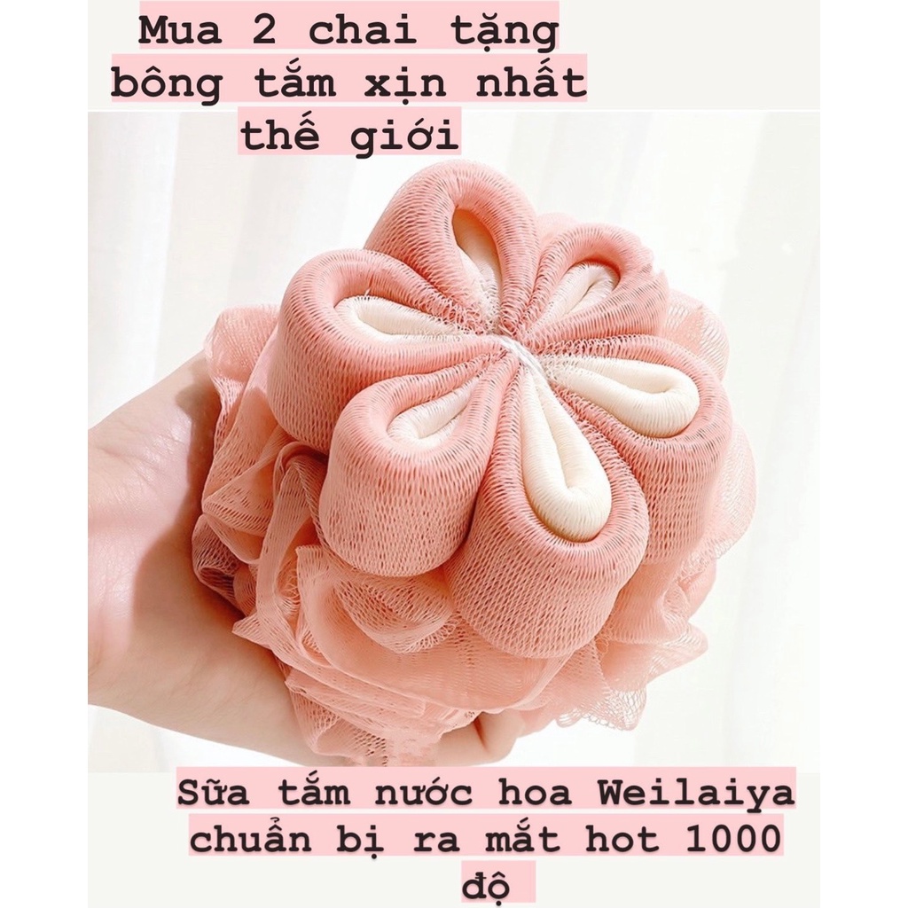 Bông tắm tạo bọt mềm mịn
