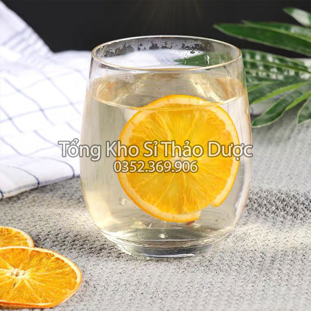 Cam vàng sấy khô 1kg (Cam vàng thái lát, trà cam quế thơm miệng)