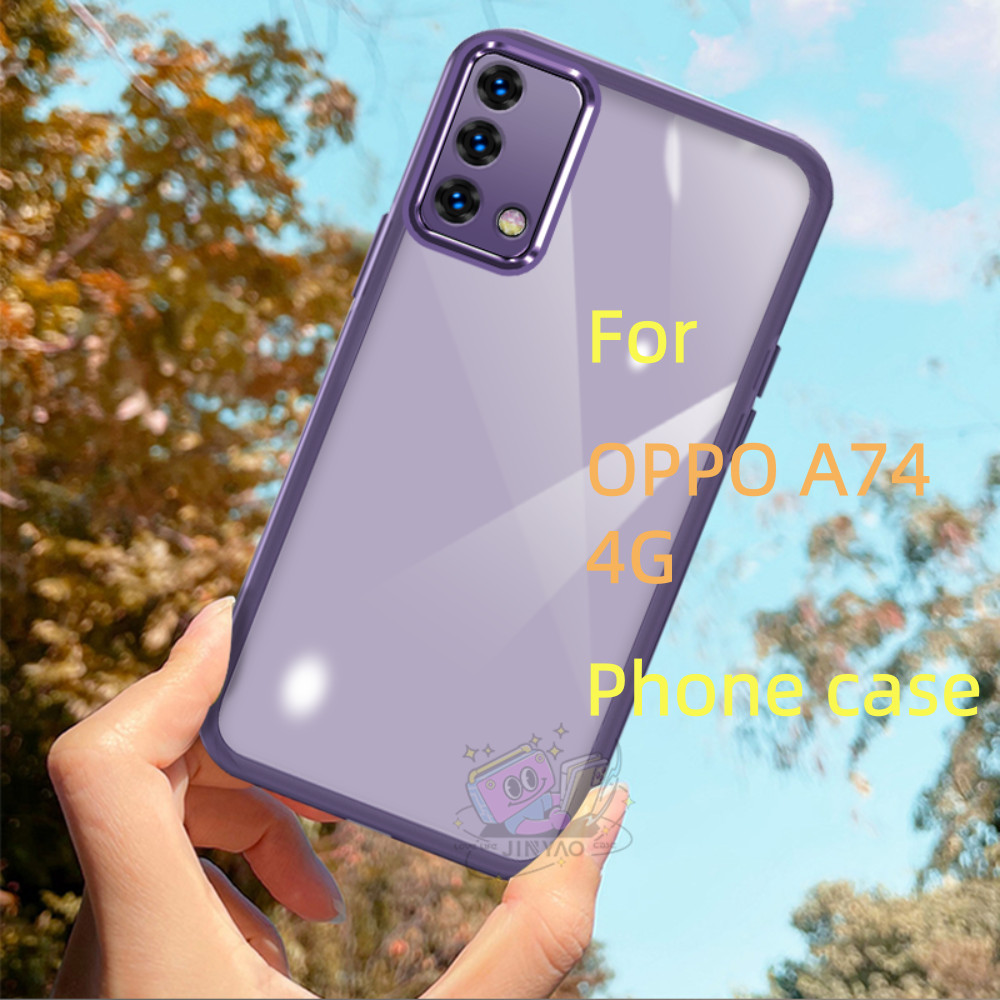 %E3%80%90Public%E3%80%91For%20OPPO%20A74%204G%20Phone%20case%20transparent%20Lens%20protector%20Full-coverage%20Gift%20Novel%20Anti-fingerprint%20Protective%20Case%20-%20Image%202