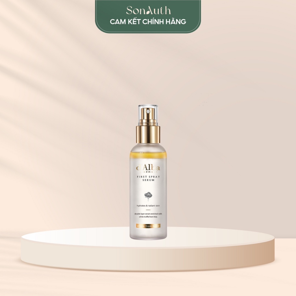 Xịt khoáng dưỡng da d'Alba White Truffle First Spray Serum 100ml