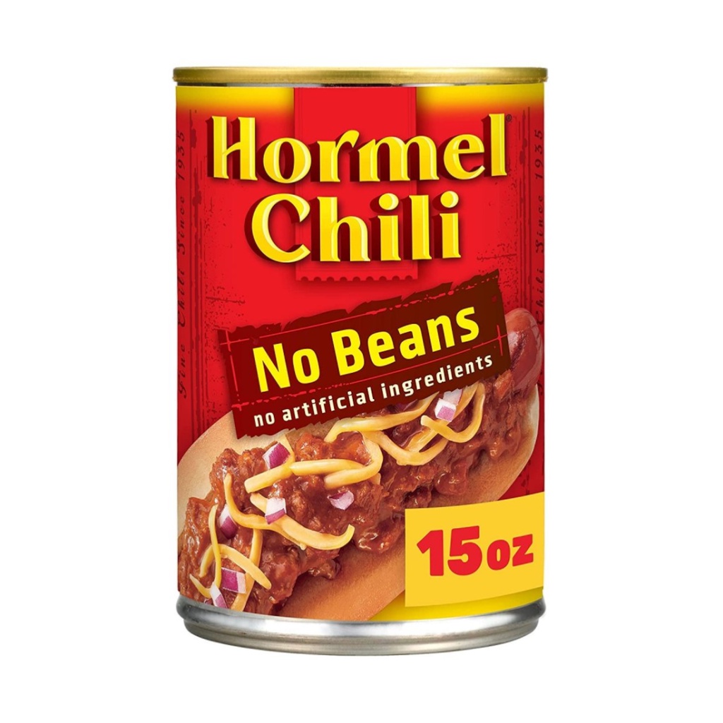 Thịt hầm nấu ớt không đậu, hormel chili no beans, 15 oz - hormel