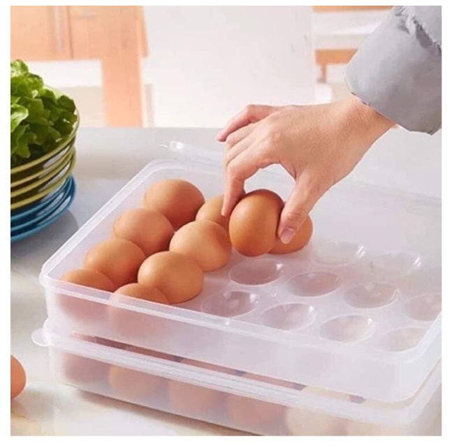 KHAY ĐỰNG TRỨNG BỎ TỦ LẠNH 24 Ô VIỆT NHẬT ( SIÊU GIÁ RẺ )