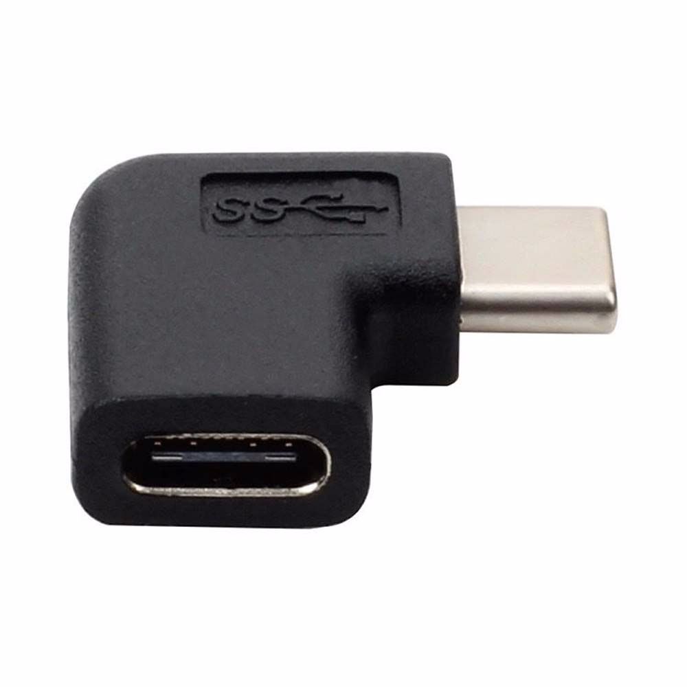 90 Degree Portable Male to Female Plug Extender USB-C Adapter USB C ...