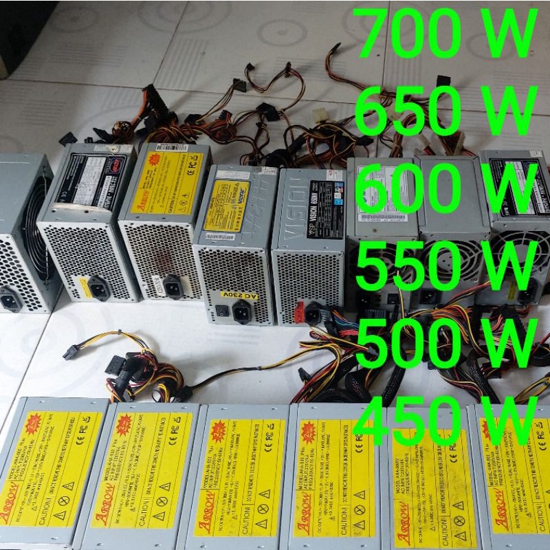Nguồn máy tính 450W hàng chính hãng 2nd lắp máy văn phòng bảo hành 1 năm
