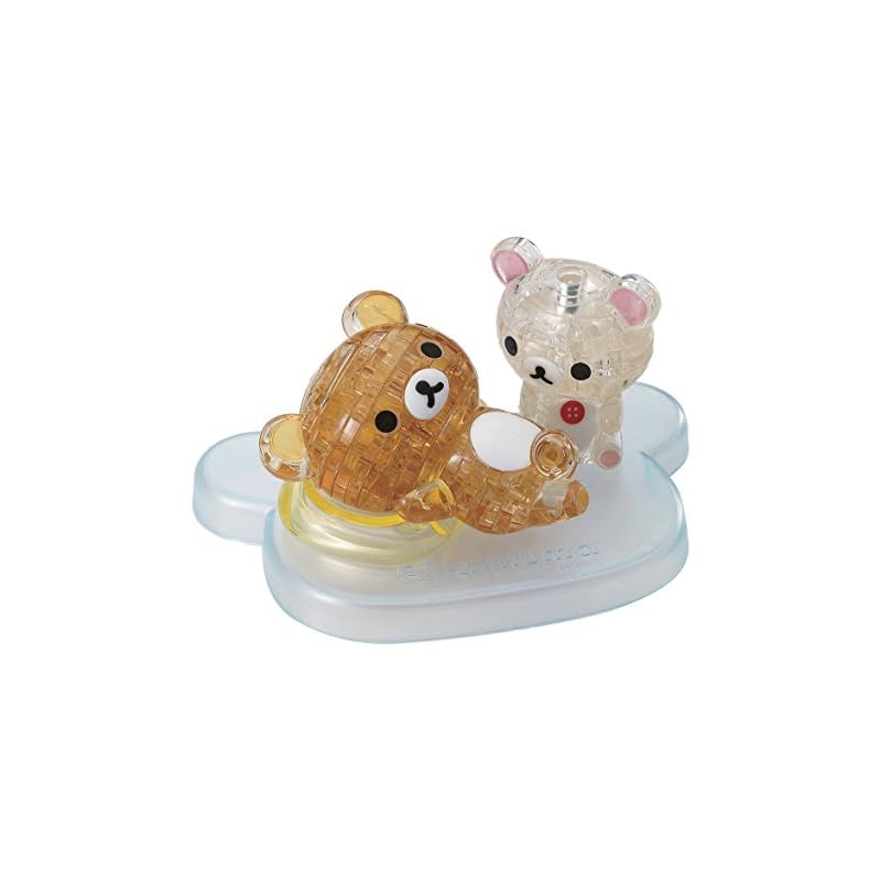 Direct from Japan 39 pieces Crystal Puzzle Rilakkuma & Korilakkuma.