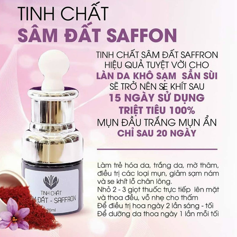 Tinh Chất Dưỡng Da Saffron Dr Cell, Dưỡng Da, Sạch Mụn