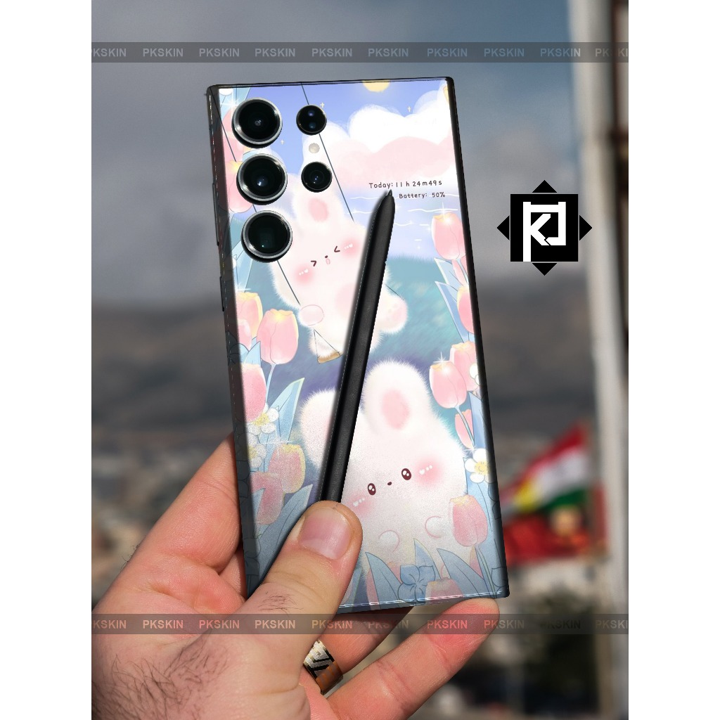 Miếng dán skin full lưng viền samsung Note 10 , note 10 plus , Note 20 , Note 20 ultra ...in hình cute