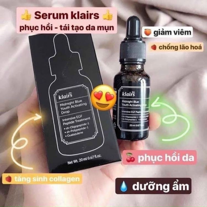 serum tinh chất dưỡng da klairs chai 20ml