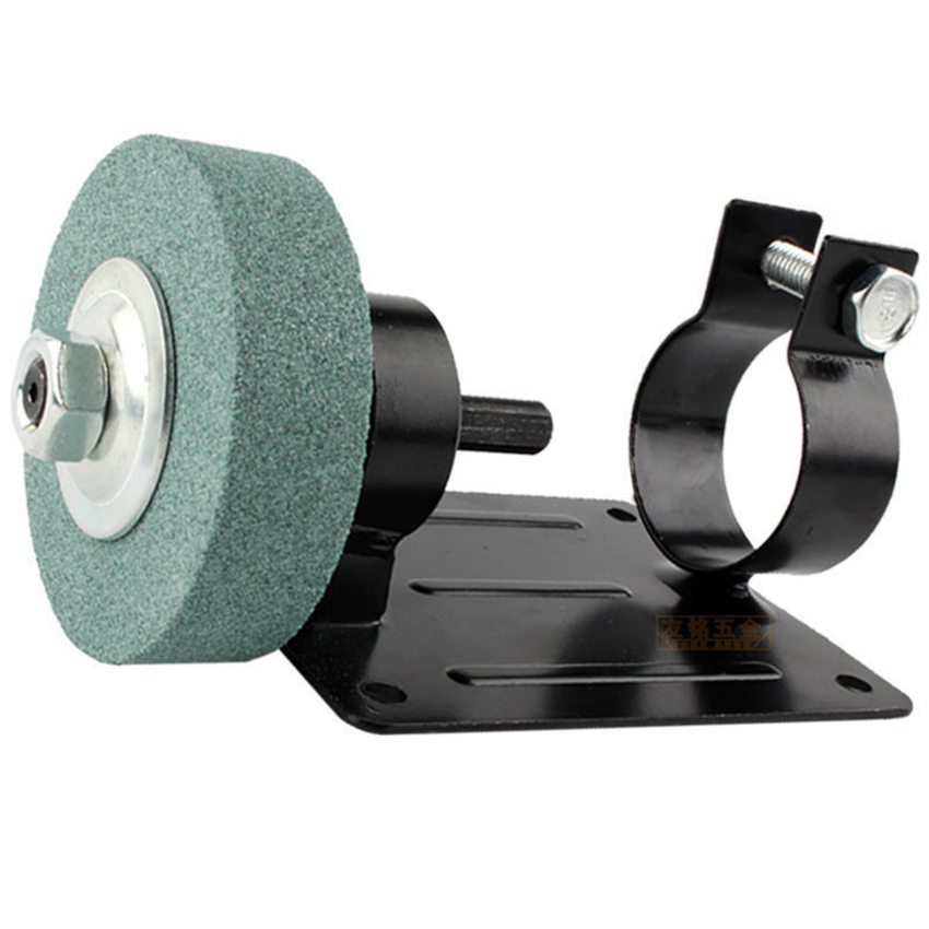 Mini Belt Sander With Conversion Holder Grinder And Polisher Bracket Metal Polishing Converter Kit With 90mm Grinding Wheel