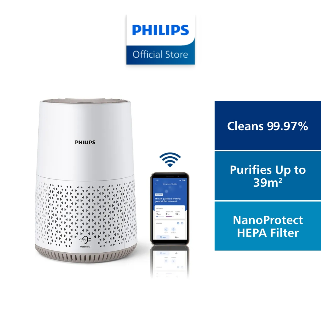 NEW) PHILIPS 600i Series Compact Smart Air Purifier - AC0650/10