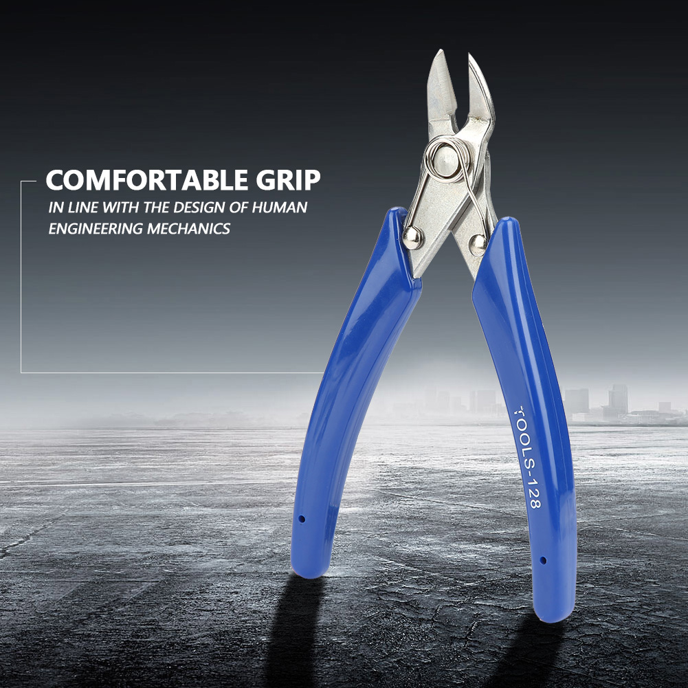 Electronic Pliers Chromeplate Vanadium Steel Diagonal Cutting Nippers Easy To Clean for Electric Wire