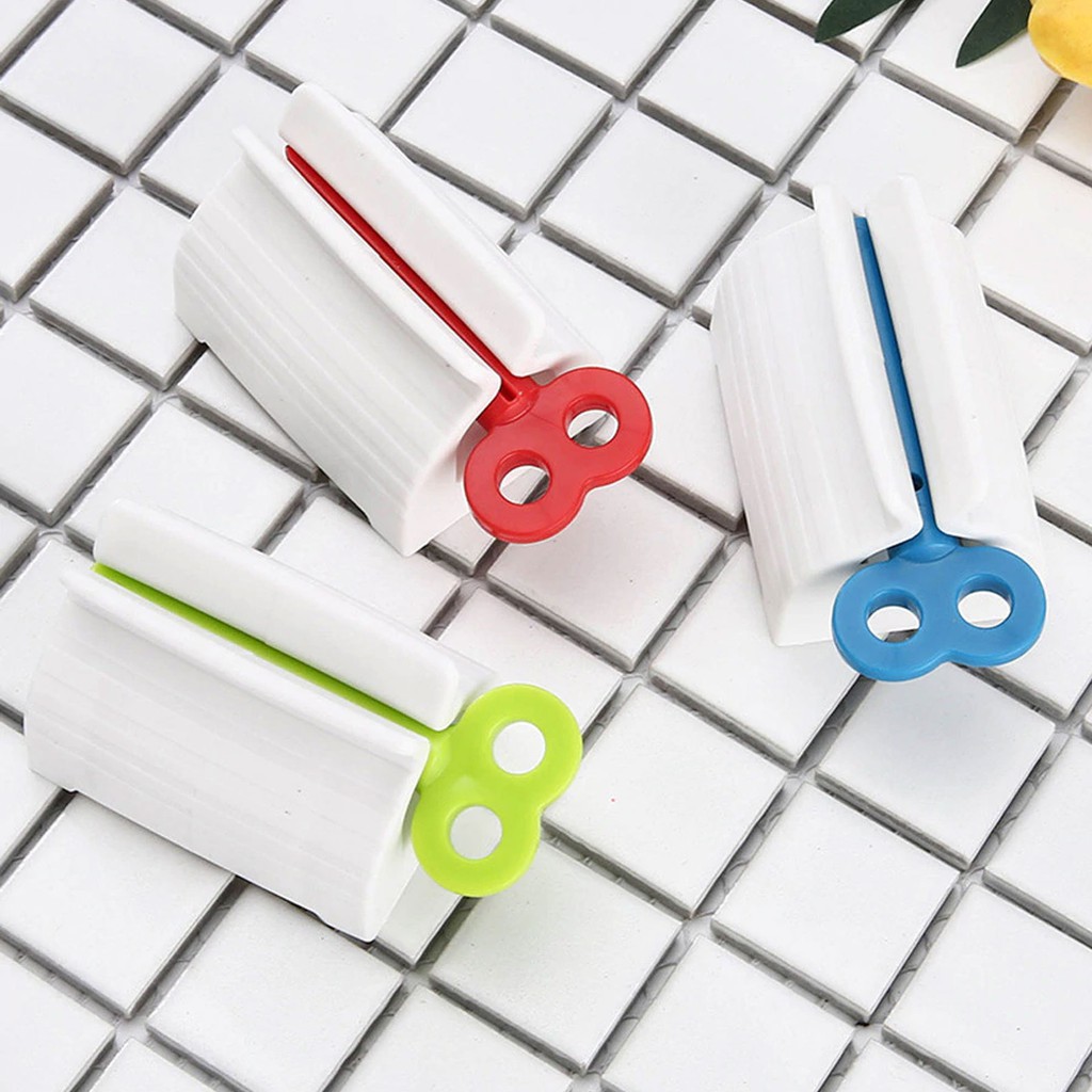 Dụng cụ ép kem đánh răng kiêm giá đỡ cực xinh - Thiết bị nặn kem dạng tuýt