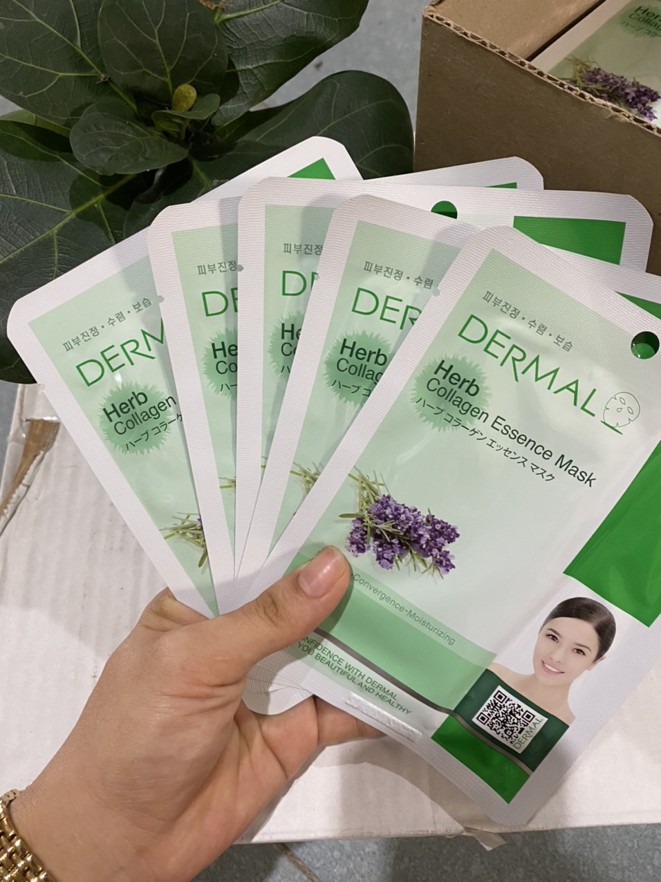 combo10 Mặt nạ Dermal Hàn quốc dưỡng da tinh chất  23g (ngẫu nhiên)