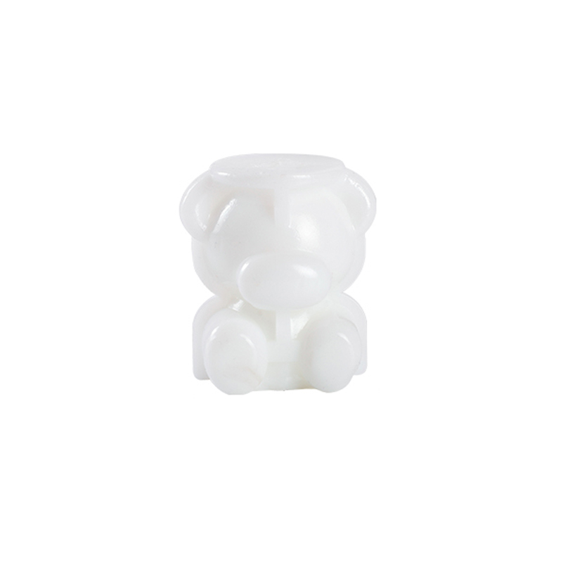 Cute 3D Bear Ice Mold Silicone Ice Cube Maker DIY Chocolate Cake Mold for Drink Coffee Ice Cream Cake Decoration
