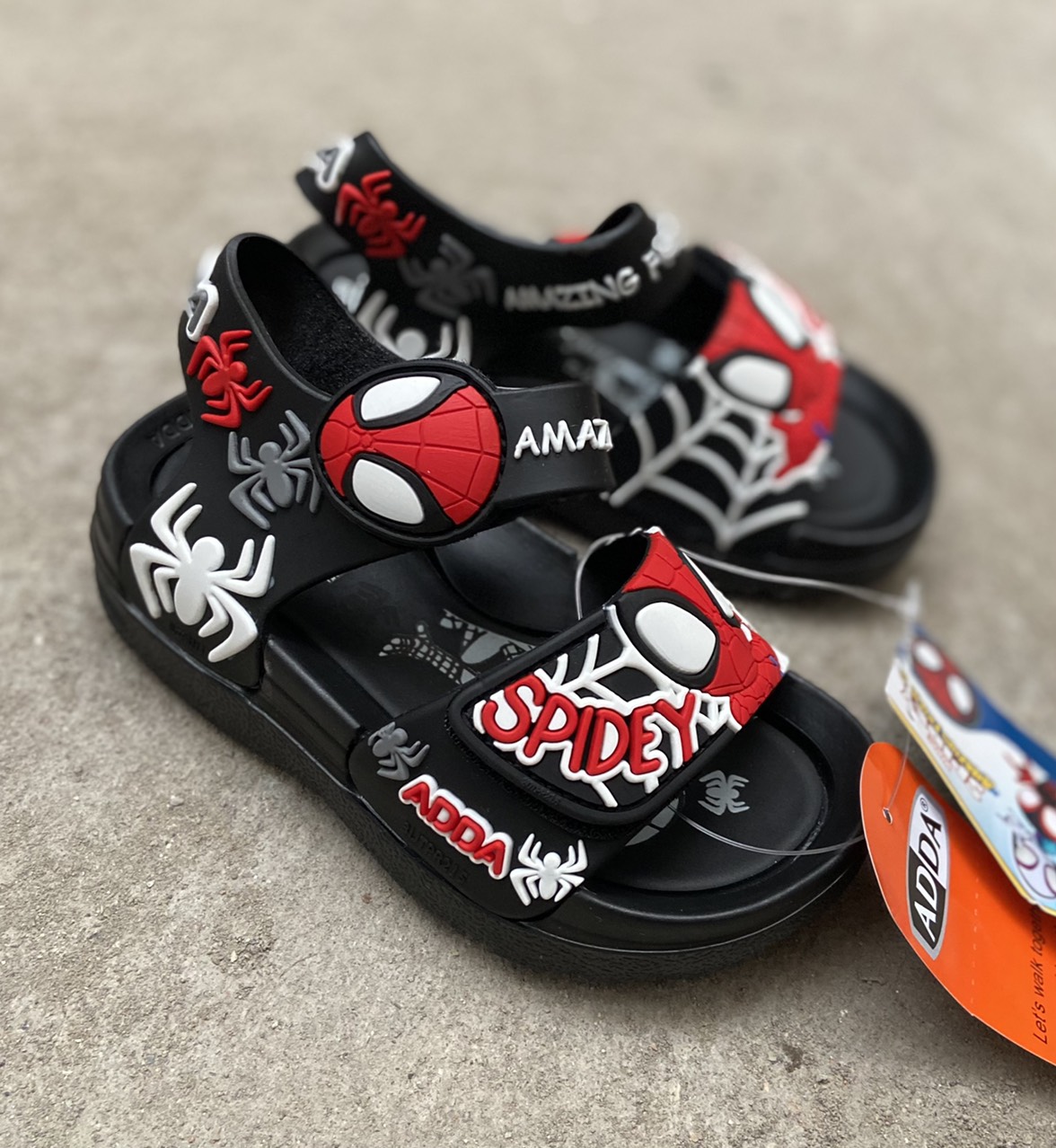 Giày Sandal Thái Lan Người Nhện  ADDA  32E14