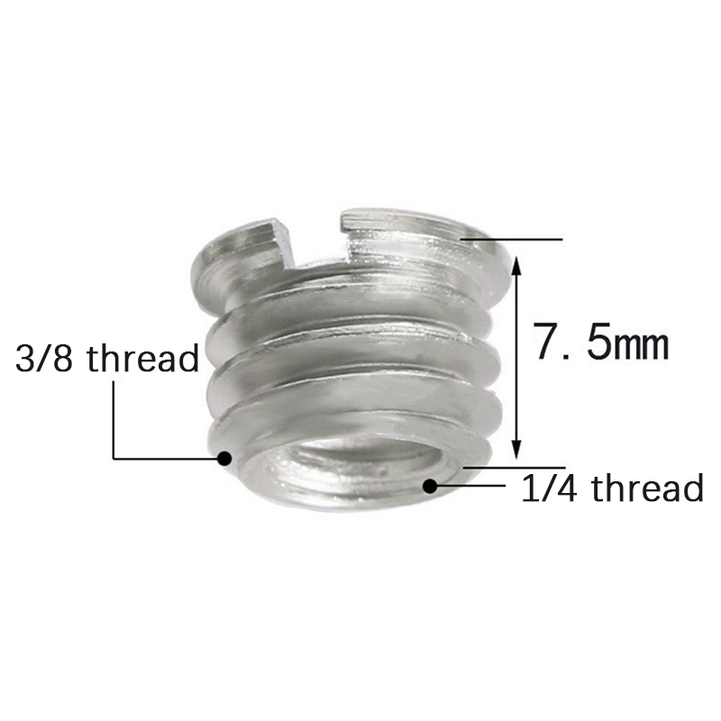 🔥🔥🔥 Camera Accessories Camera Screw Conversion Nut 5/8 To 3/8 To 1/4 Inch Adapter Mount For DSLR Tripod Monopod Quick Release Plate Stands