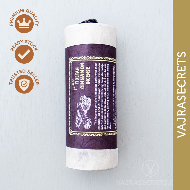 Tibetan Cinnamon Incense Sticks 30's Combats Depression and Aids