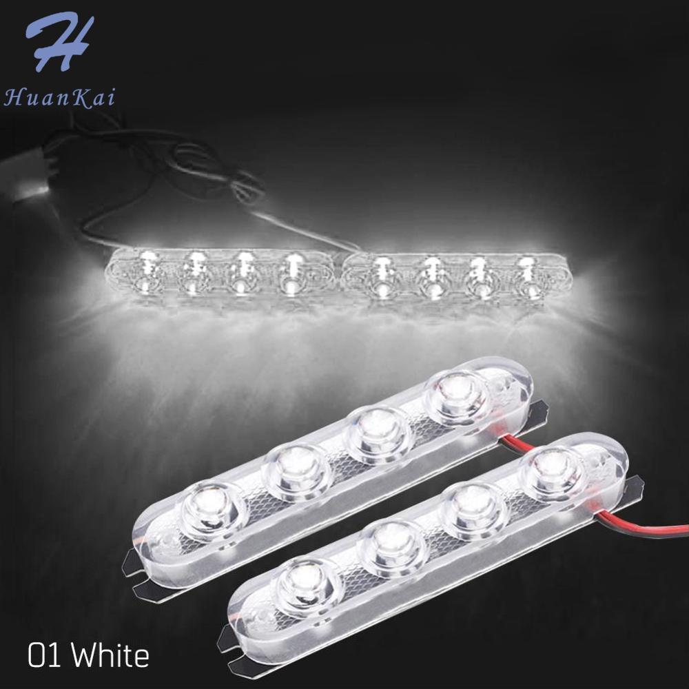 2Pcs Strobe Police Light 4 LED Car Truck Motorcycle Flashing Emergency Warning Rear Tail Brake Stop Led Lights Lamp