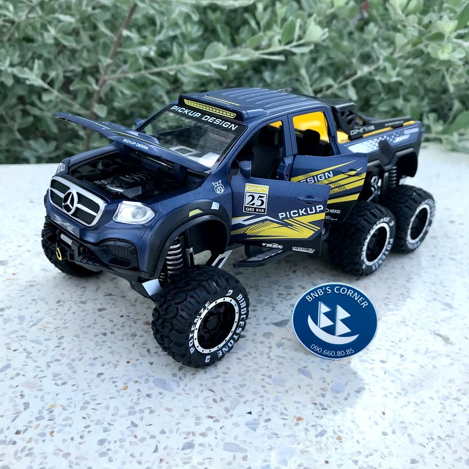 [BNB's Corner] Xe mô hình Mercedes X-Class Exy 6x6 tỷ lệ 1:28