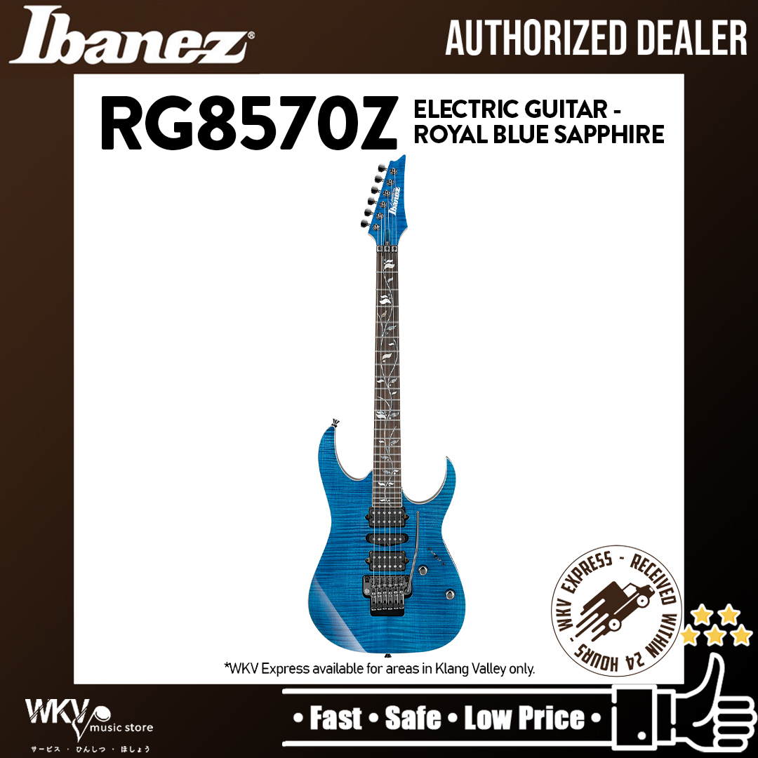 Ibanez J Custom RG8570Z Electric Guitar - Royal Blue