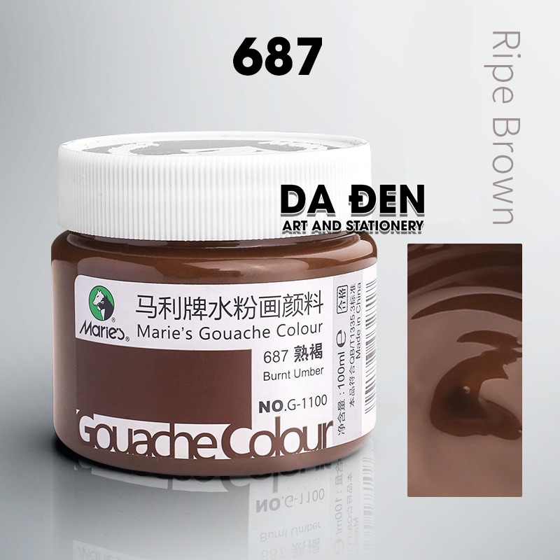 Màu Gouache Marie's 100ml