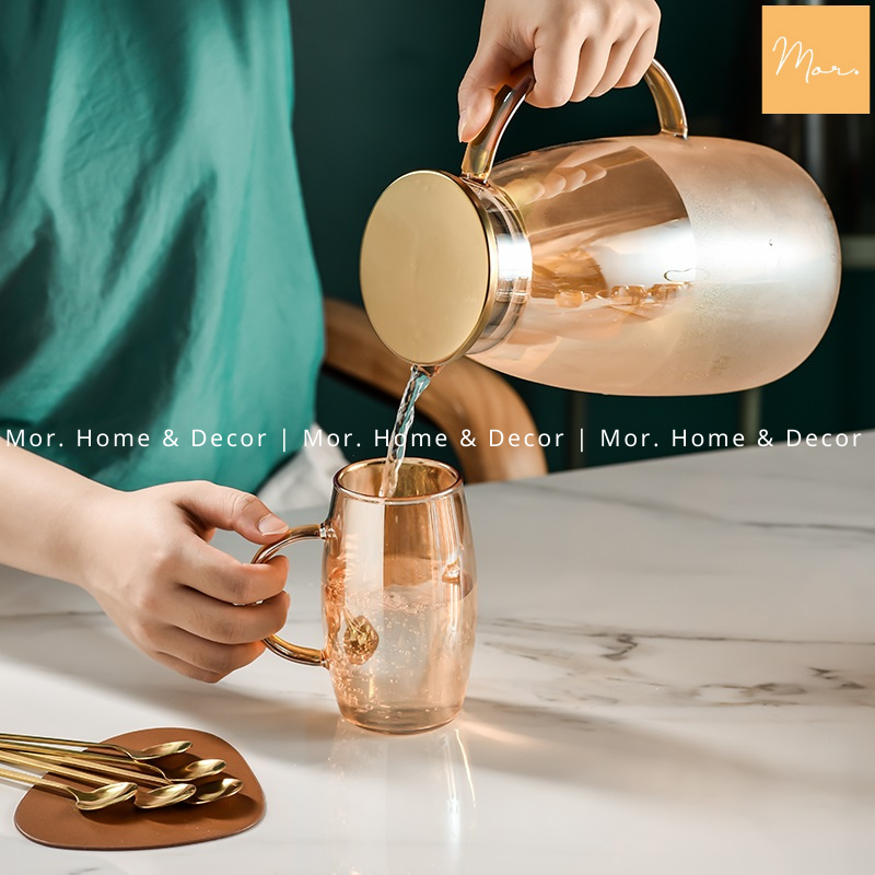 Bình nước thủy tinh chịu nhiệt - 1.8L