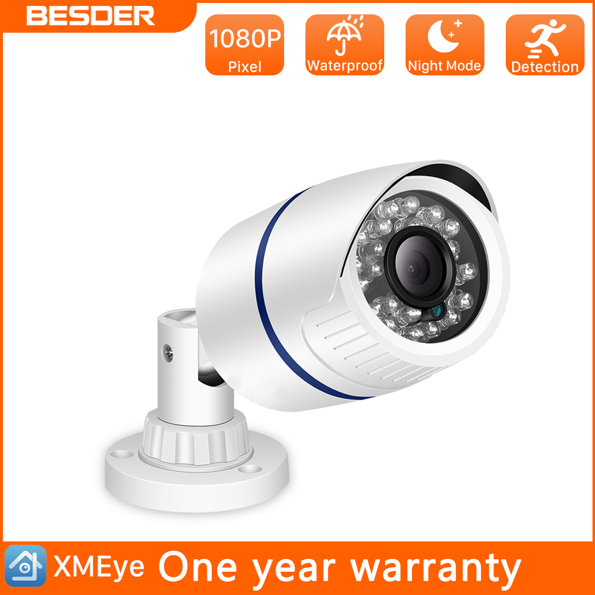 Besder Cctv Ip Camera 3mp 2mp Wired Ip Camera H 265 Outdoor Security Waterproof Camera Ir 20m Night Vision Motion Detect P2p Hd Cctv Ip Camera Lazada Singapore