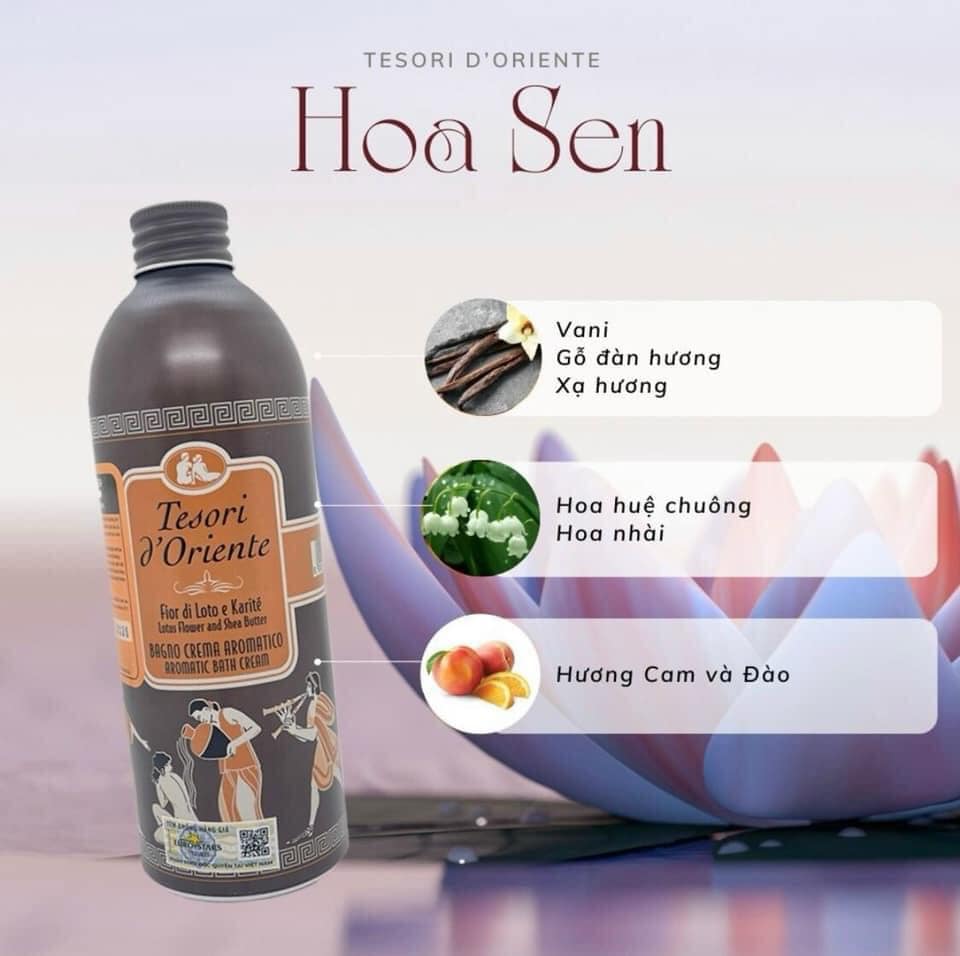 SỮA TẮM NƯỚC HOA Tesori D'Oriente