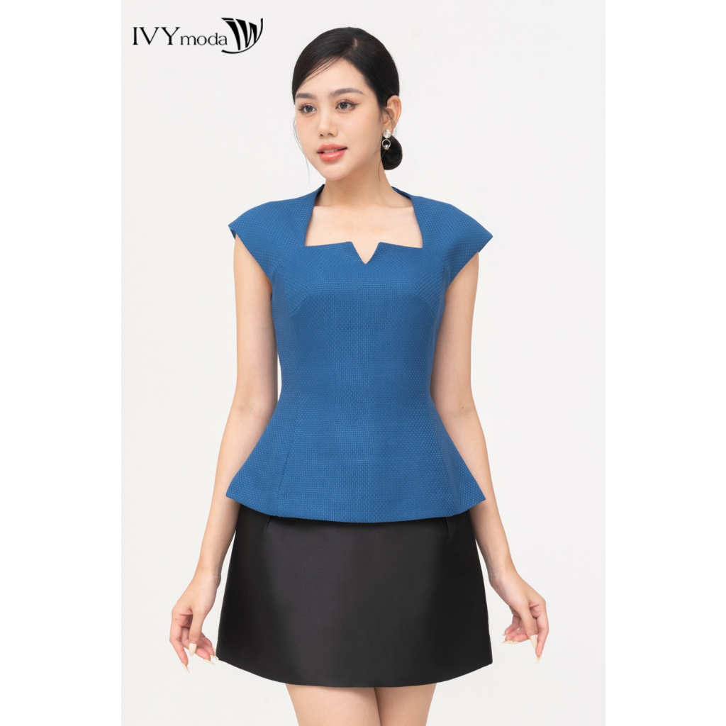 Áo Twill cổ kiểu IVY moda MS 16B9590