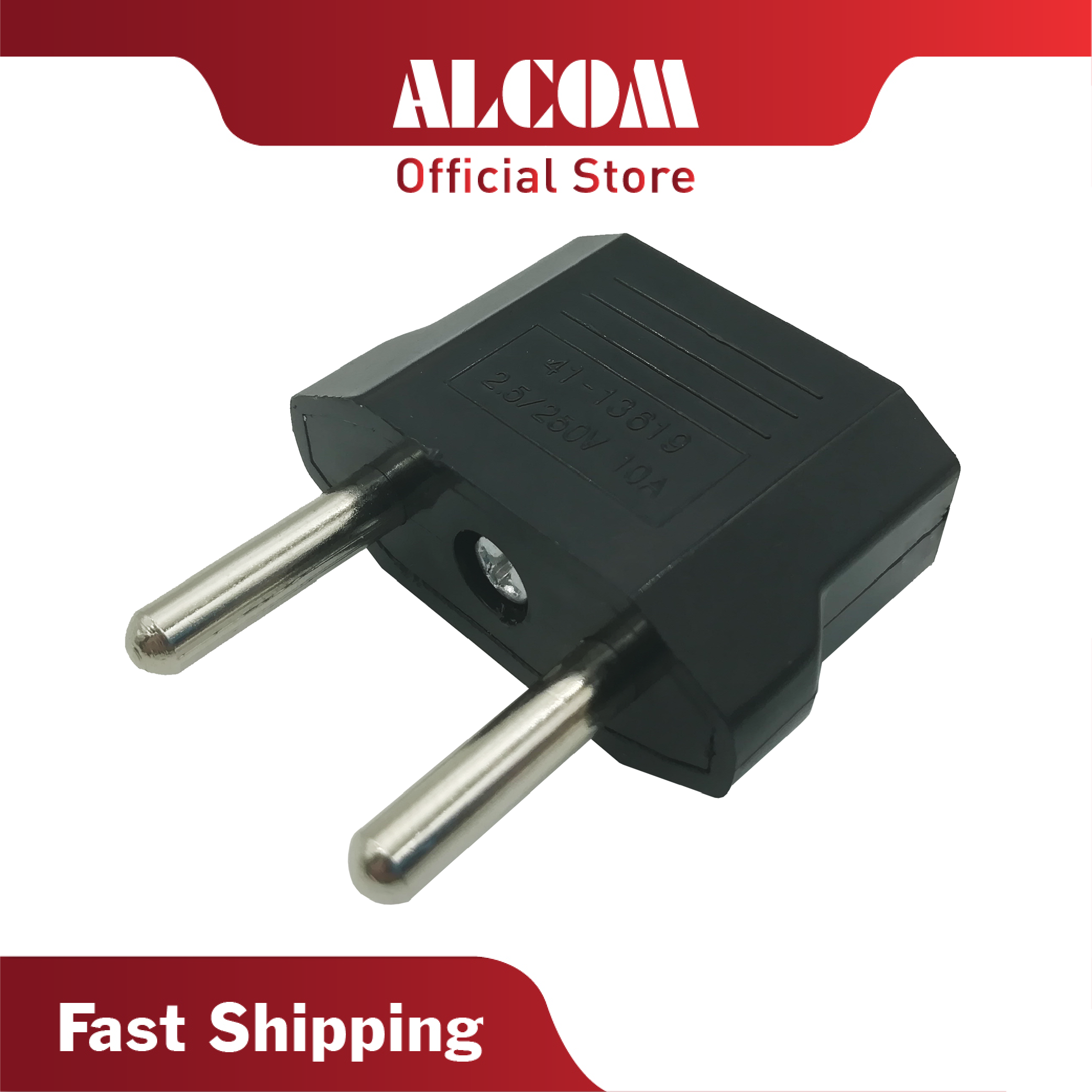 Universal 2 Pin Plug Socket Travel Adapter US EU China To Malaysia UK