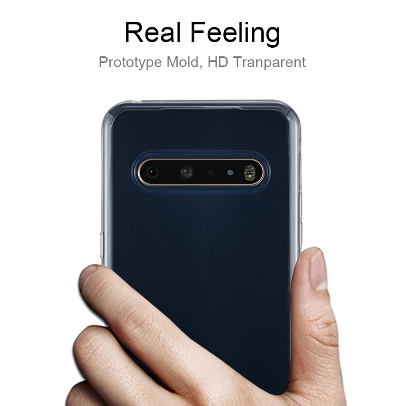 For LG V60 TPU Ultra-Thin Transparent Mobile Phone Case(A Plus Mall)