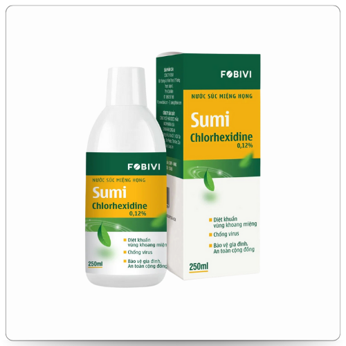 NƯỚC SÚC MIỆNG HỌNG SUMI CHLORHEXIDINE 0.12%